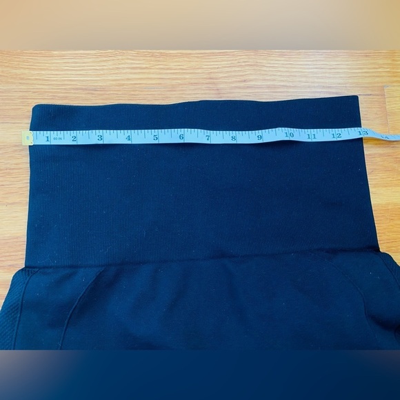 HOMMA Large Active High Waist Tummy Compression Legging TC102 Black Spandex - Picture 5 of 9